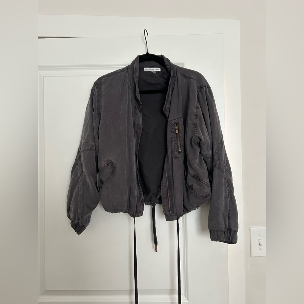 Grey Cargo Jacket